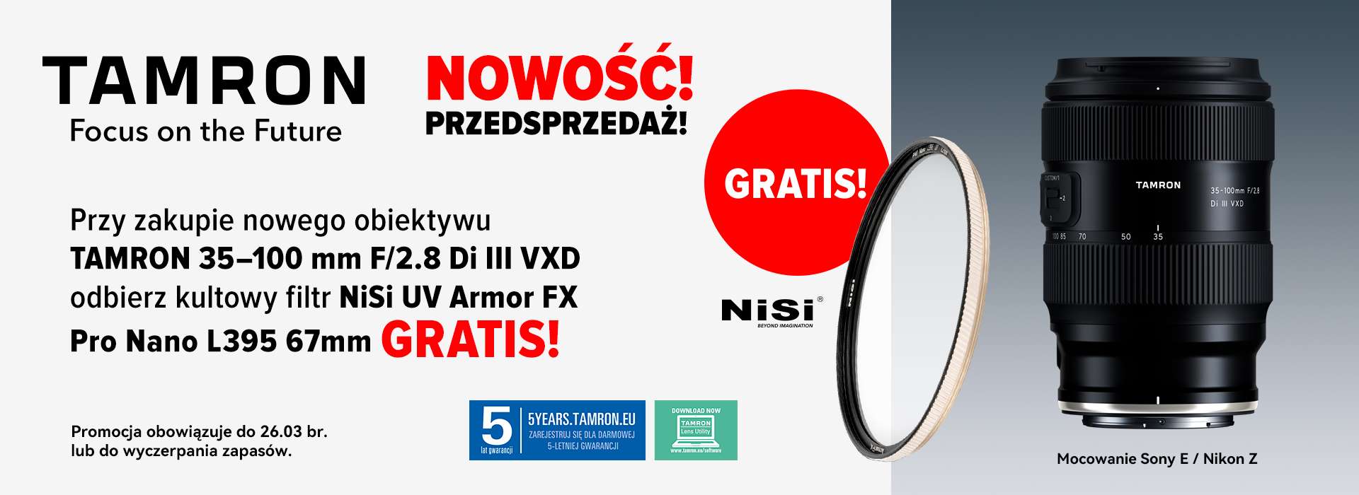 Premiera Tamron przedsprzedaż