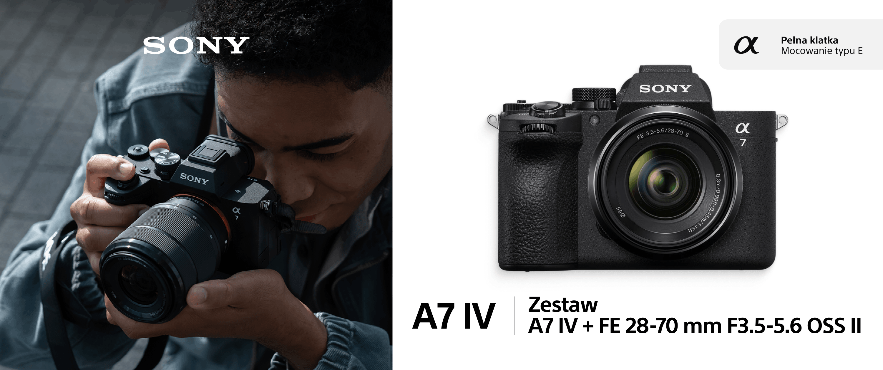 Sony A7 IV z obiektywem FE 28-70mm f/3.5-5.6 II
