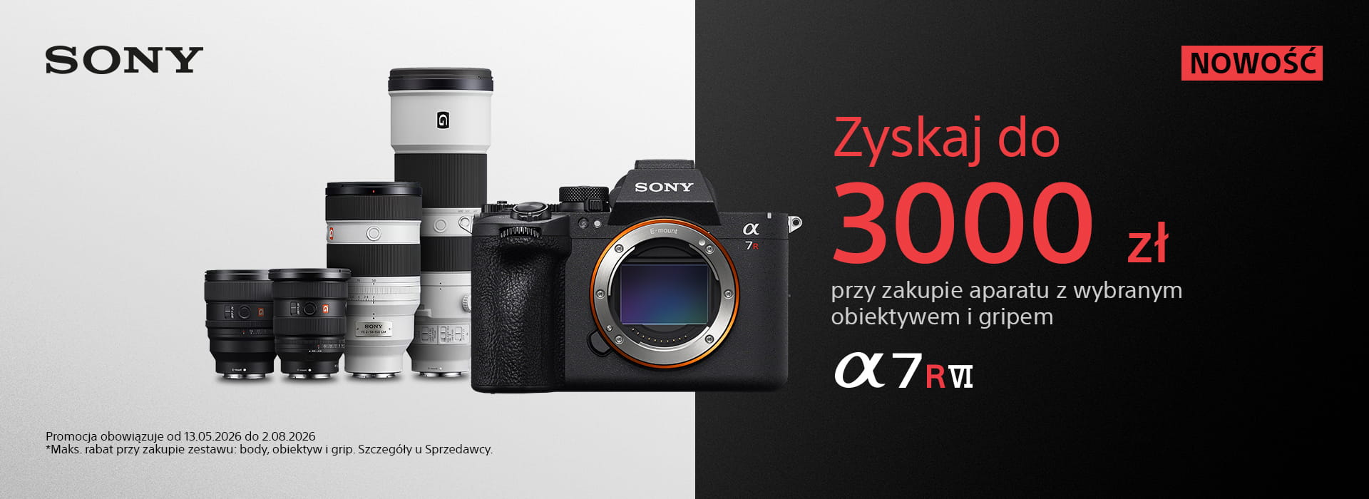 Sony A7R VI promocja przedsprzedaż