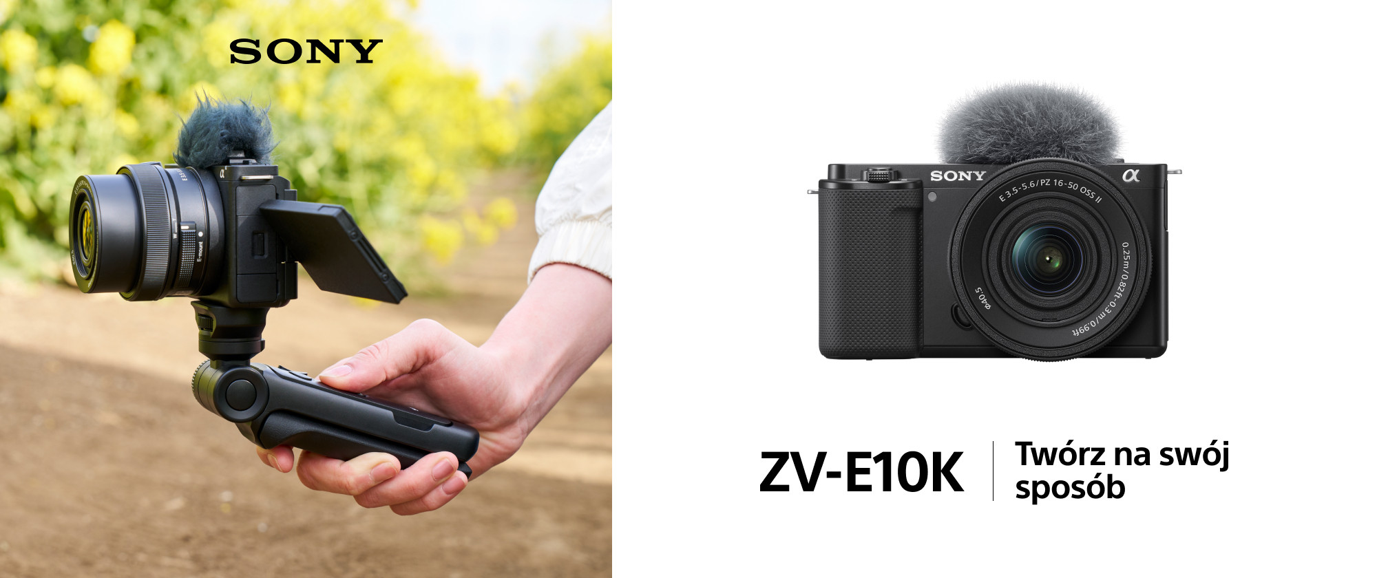 Sony ZV-E10 Body z obiektywem E PZ 16-50mm OSS