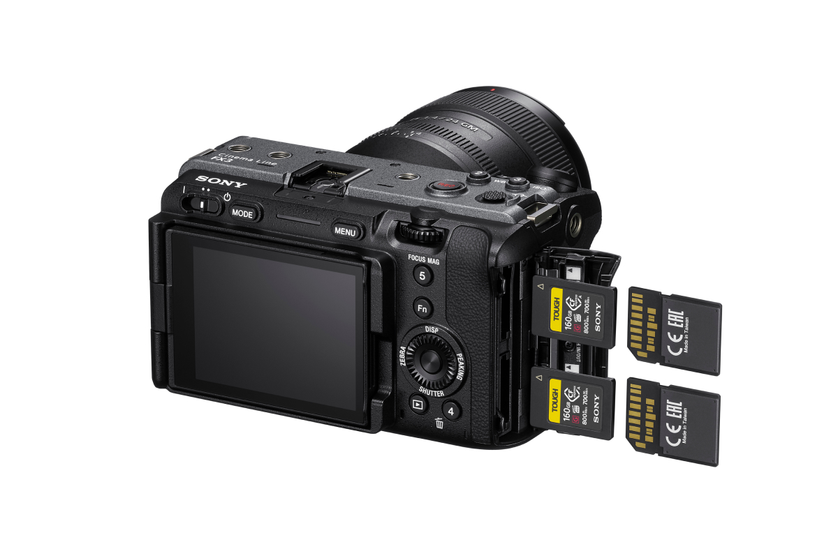 Sony kamera z kartami pamięci