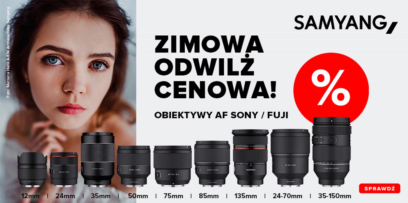 Zimowa promocja na obiektywy Samyang