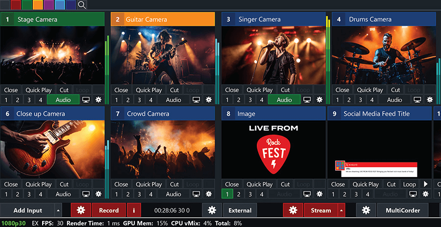 All your inputs in one place
