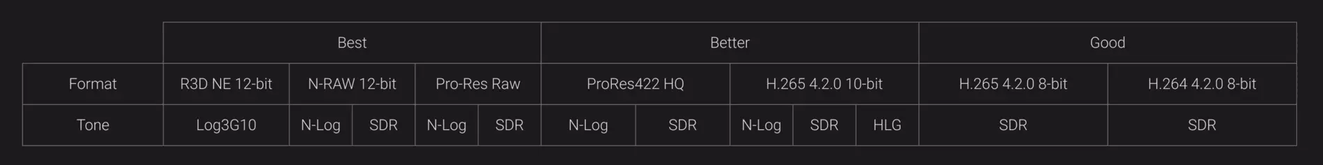 Profesjonalne formaty wideo dostosowane różnych metod pracy